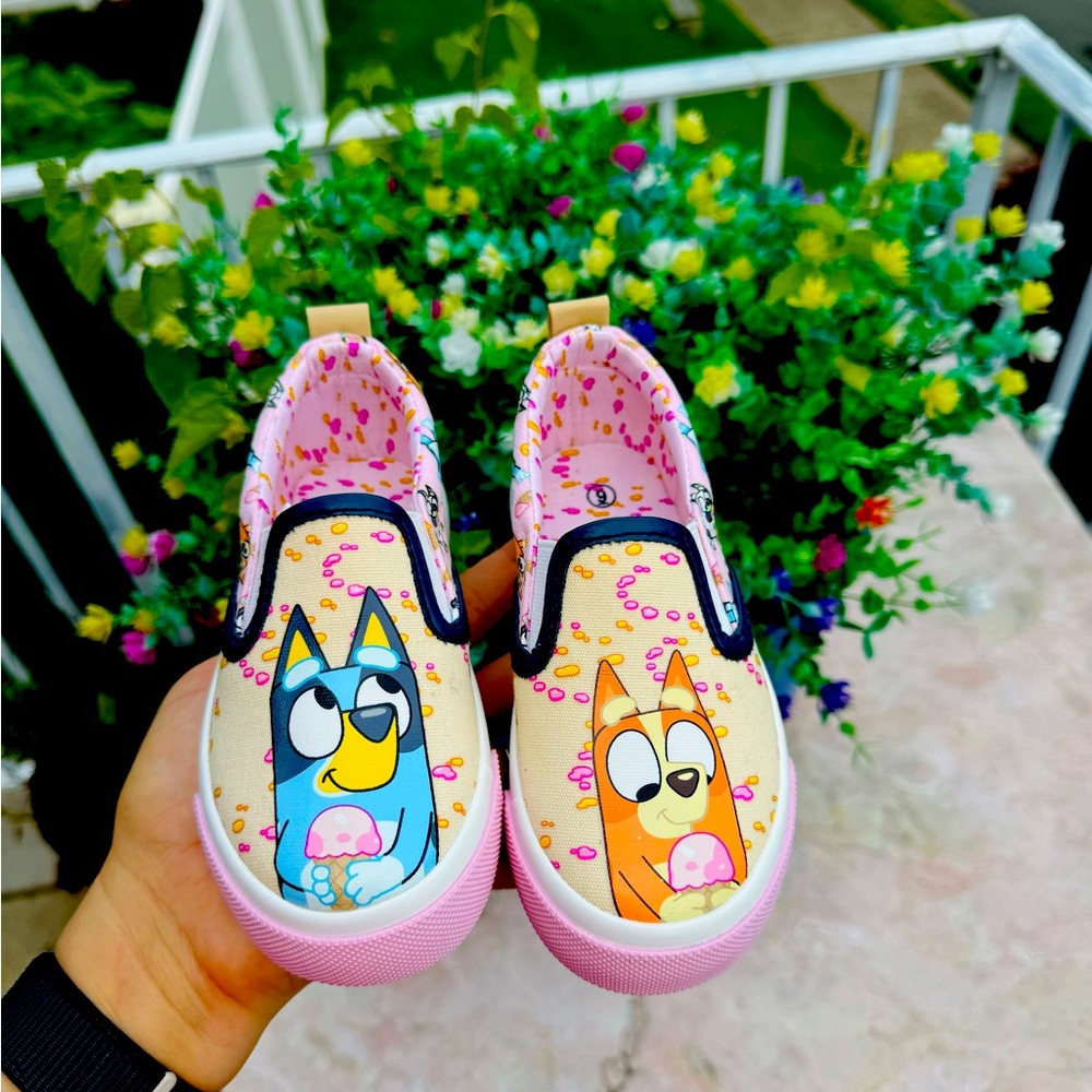 Bluey and bingo shoes for little girls